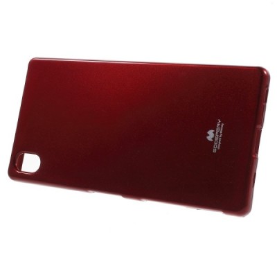 Sony Xperia Z5 Premium Mercury raudonas kieto silikono tpu dėklas - nugarėlė / Priedai.lt