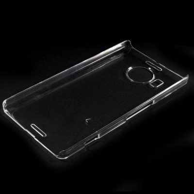 Microsoft Lumia 950 XL plastikinis skaidrus (permatomas) dėklas - nugarėlė / Priedai.lt