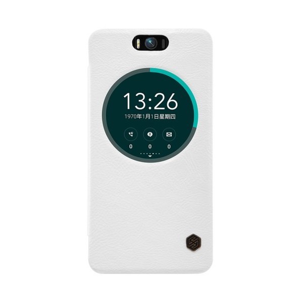 „Nillkin“ Qin atverčiamas dėklas - baltas (Zenfone Selfie)