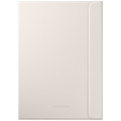 Originalus Samsung Galaxy Tab S2 9.7 (T815, T810) Book Cover atverčiamas smėlio (dramblio kaulo) spalvos odinis dėklas / Priedai