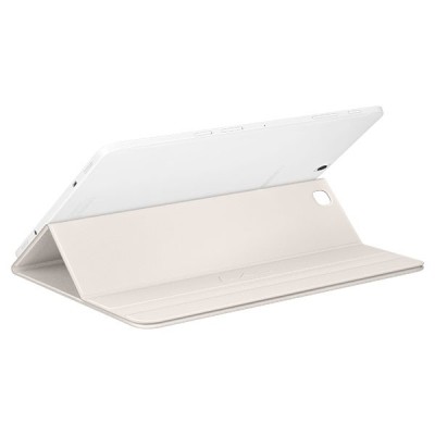 Originalus Samsung Galaxy Tab S2 9.7 (T815, T810) Book Cover atverčiamas smėlio (dramblio kaulo) spalvos odinis dėklas / Priedai