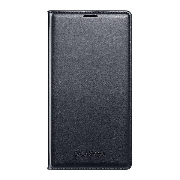 „Samsung“ Flip Wallet Cover atverčiamas dėklas - juodas (Galaxy S5 / S5 Neo)