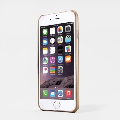 „Amorus“ Slim Leather Apple iPhone 6 (6s) auksinis odinis dėklas - nugarėlė / Priedai.lt
