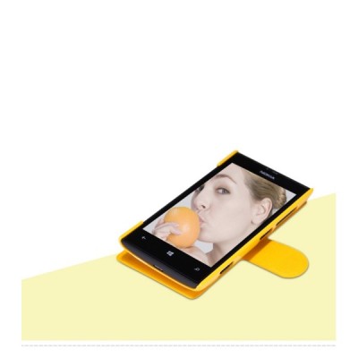 Atverčiamas odinis „Nillkin“ Fresh Nokia Lumia 520 dėklas (dėkliukas) / Priedai.lt