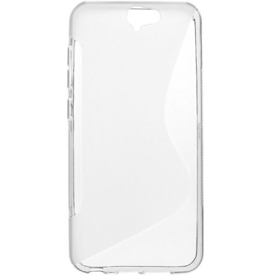 HTC One A9 kieto silikono TPU skaidrus pilkas dėklas - nugarėlė / Priedai.lt