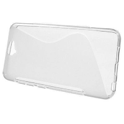 HTC One A9 kieto silikono TPU skaidrus pilkas dėklas - nugarėlė / Priedai.lt