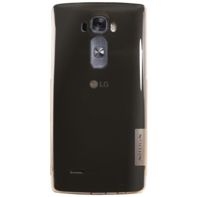 LG G Flex 2 (H955) Nillkin Nature plonas skaidrus (permatomas) silikoninis TPU rudas dėklas / Priedai.lt