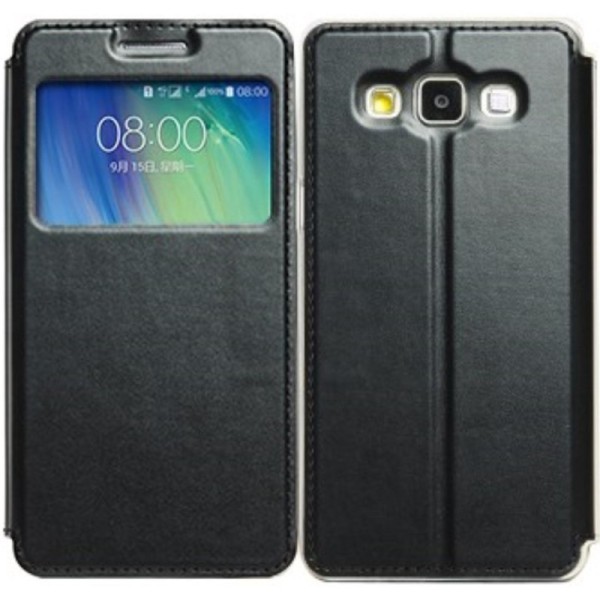 „Kalaideng“ Sun atverčiamas dėklas - juodas (Galaxy A5 2015)