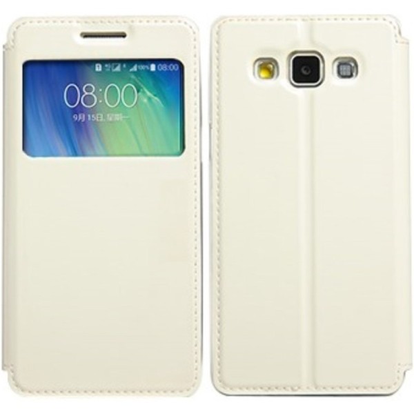 „Kalaideng“ Sun atverčiamas dėklas - baltas (Galaxy A5 2015)