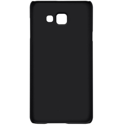 Samsung Galaxy A5 (2016) A510 Nillkin Frosted Shield juodas plastikinis dėklas + apsauginė ekrano plėvelė / Priedai.lt