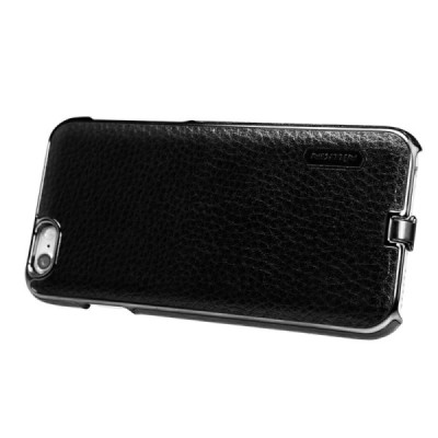 Nillkin N-JARL Apple iPhone 6 (6s) juodas odinis dėklas su belaidžio (Qi Wireless) įkrovimo funkcija / Priedai.lt
