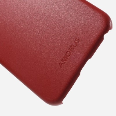 „Amorus“ Slim Leather Apple iPhone 6s Plus raudonas odinis dėklas - nugarėlė / Priedai.lt