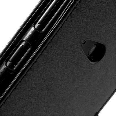 Klasikinis atverčiamas juodas Nokia Lumia 625 dėklas (dėkliukas) / Priedai.lt