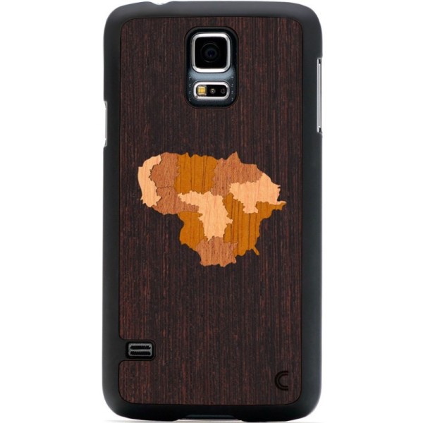 „Crafted Cover“ natūralaus medžio dėklas - Lietuva (Galaxy S5 / S5 Neo)