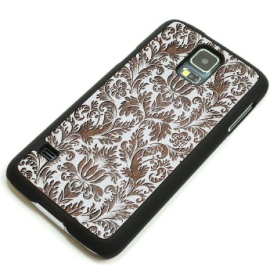 Samsung Galaxy S5 G900 (S5 Neo G903) „Crafted Cover“ Gėlynas natūralaus medžio dėklas (šviesus medis) / Priedai.lt