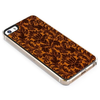 Apple iPhone SE (5, 5s) „Crafted Cover“ Augalai natūralaus medžio dėklas (šviesus medis) / Priedai.lt