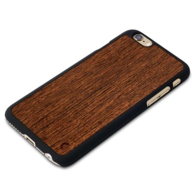 Apple iPhone 6 (6s) „Crafted Cover“ natūralaus medžio dėklas (Sukupira) / Priedai.lt
