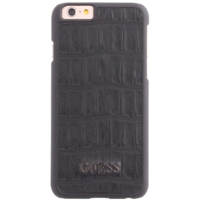 „Guess“ Clark Collection odinis Apple iPhone 6 (6s) juodas dėklas - dangtelis / Priedai.lt