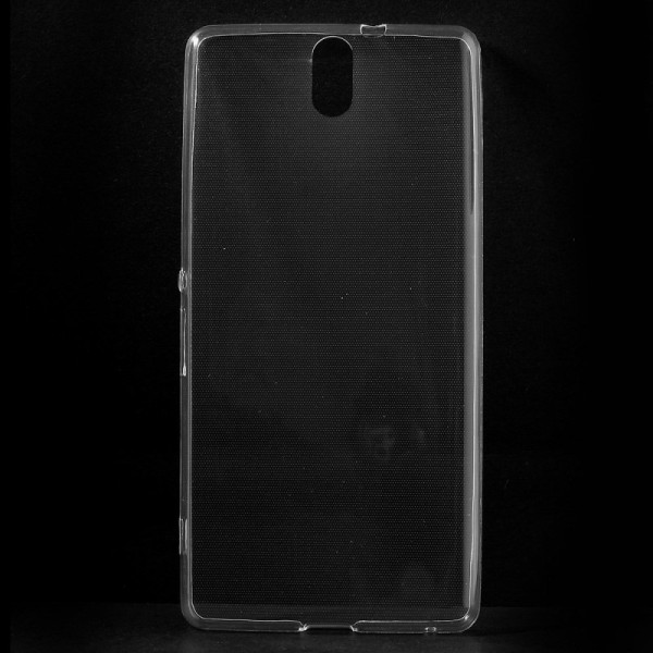 Ploniausias TPU dėklas - skaidrus (Xperia C5 Ultra)