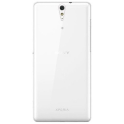 Sony Xperia C5 Ultra skaidrus (permatomas) kieto silikono TPU ploniausias pasaulyje dėklas / Priedai.lt