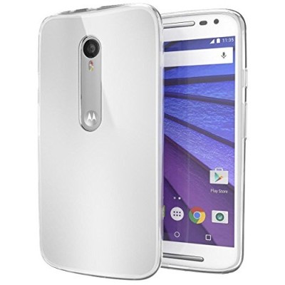 Motorola Moto X Style kieto silikono TPU skaidrus dėklas - nugarėlė / Priedai.lt