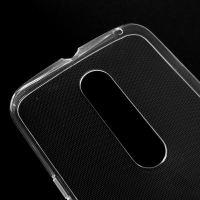 Motorola Moto X Style kieto silikono TPU skaidrus dėklas - nugarėlė / Priedai.lt