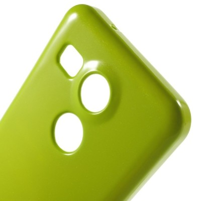 LG Nexus 5X Mercury žalias kieto silikono TPU dėklas - nugarėlė / Priedai.lt
