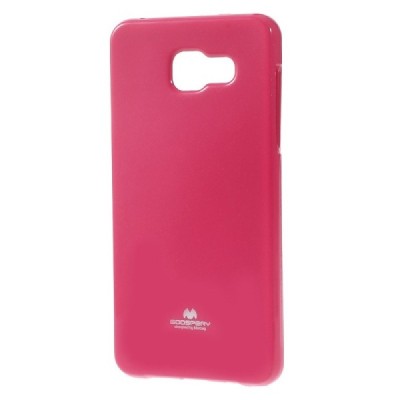 Samsung Galaxy A5 (2016) A510 Mercury tamsiai rožinis kieto silikono TPU dėklas - nugarėlė / Priedai.lt