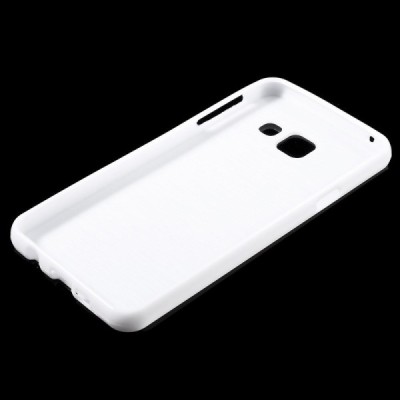 Samsung Galaxy A3 (2016) A310 kieto silikono TPU baltas dėklas - nugarėlė / Priedai.lt