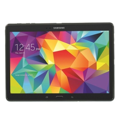 Samsung Galaxy Tab S 10.5 (T805, T800) kieto silikono TPU juodas dėklas - nugarėlė / Priedai.lt