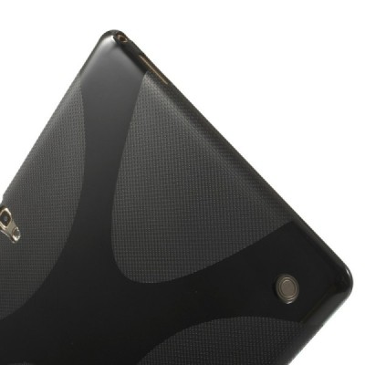 Samsung Galaxy Tab S 10.5 (T805, T800) kieto silikono TPU juodas dėklas - nugarėlė / Priedai.lt