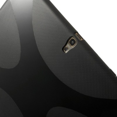 Samsung Galaxy Tab S 10.5 (T805, T800) kieto silikono TPU juodas dėklas - nugarėlė / Priedai.lt