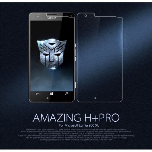 „Nillkin“ 9H+ Pro Tempered Glass apsauginis ekrano stiklas 0.2 mm (Lumia 950 XL)