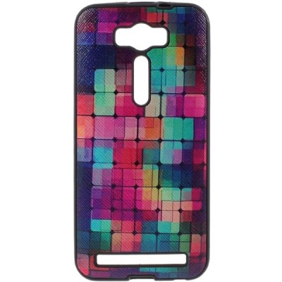 „My Colors“ Asus Zenfone 2 Laser 5.0 (ZE500KL, ZE500KG) spalvotas kieto silikono (TPU) dėklas - Mozaika / Priedai.lt