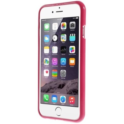 Apple iPhone 6 (6s) tamsiai rožinis (koralinis) Mercury kieto silikono (TPU) dėklas / Priedai.lt