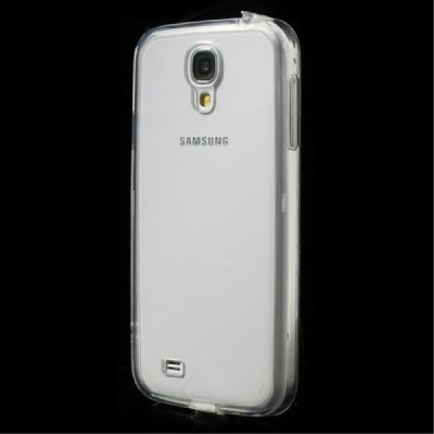 Samsung Galaxy S4 (i9500) kieto silikono TPU (akrilinis) skaidrus dėklas - nugarėlė / Priedai.lt