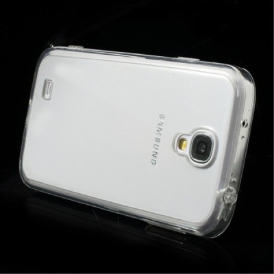 Samsung Galaxy S4 (i9500) kieto silikono TPU (akrilinis) skaidrus dėklas - nugarėlė / Priedai.lt