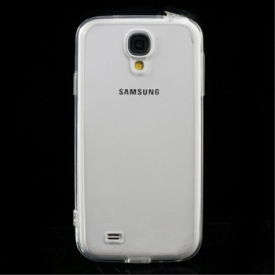 Samsung Galaxy S4 (i9500) kieto silikono TPU (akrilinis) skaidrus dėklas - nugarėlė / Priedai.lt