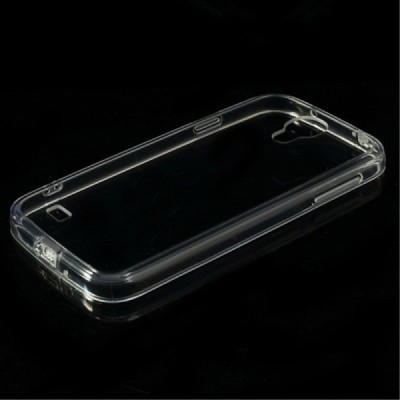 Samsung Galaxy S4 (i9500) kieto silikono TPU (akrilinis) skaidrus dėklas - nugarėlė / Priedai.lt