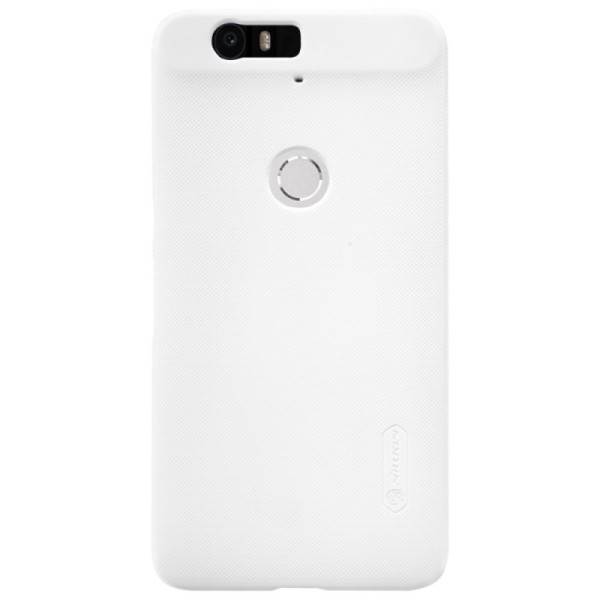 „Nillkin“ Frosted Shield dėklas - baltas + apsauginė ekrano plėvelė (Nexus 6P)
