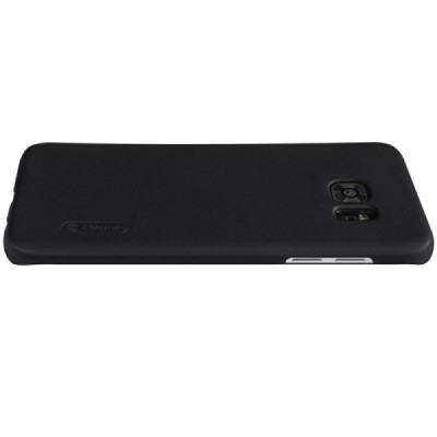 Samsung Galaxy S7 Edge (G935) Nillkin Frosted Shield juodas plastikinis dėklas / Priedai.lt