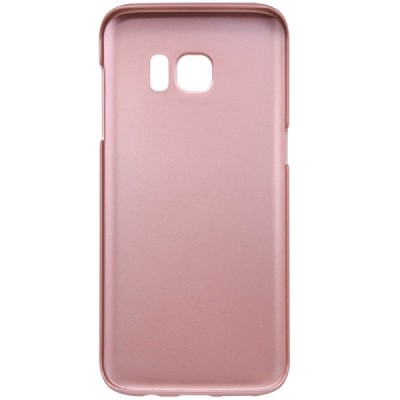 Samsung Galaxy S7 Edge (G935) Nillkin Frosted Shield rožinis plastikinis dėklas + apsauginė ekrano plėvelė / Priedai.lt