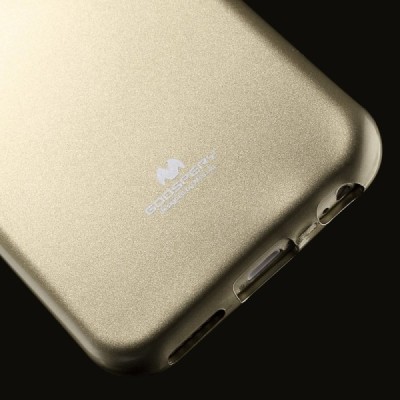 Apple iPhone 6 (6s) auksinis Mercury kieto silikono (TPU) dėklas / Priedai.lt