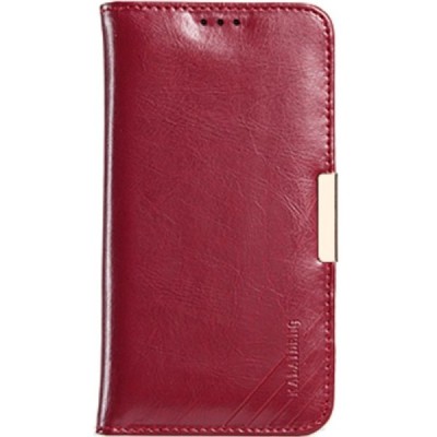 „Kalaideng“ Royale atverčiamas bordo odinis Samsung Galaxy S7 Edge (G935) dėklas / Priedai.lt