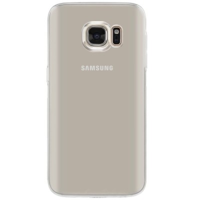 Samsung Galaxy S7 (G930) skaidrus (permatomas) kieto silikono TPU ploniausias pasaulyje bespalvis dėklas / Priedai.lt