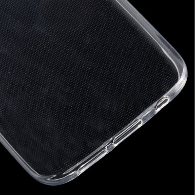Samsung Galaxy S7 (G930) skaidrus (permatomas) kieto silikono TPU ploniausias pasaulyje bespalvis dėklas / Priedai.lt