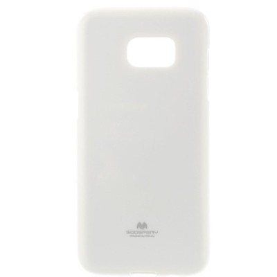 Samsung Galaxy S7 Edge (G935) Mercury baltas kieto silikono tpu dėklas - nugarėlė / Priedai.lt