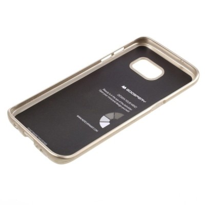 Samsung Galaxy S7 Edge (G935) Mercury auksinis kieto silikono tpu dėklas - nugarėlė / Priedai.lt