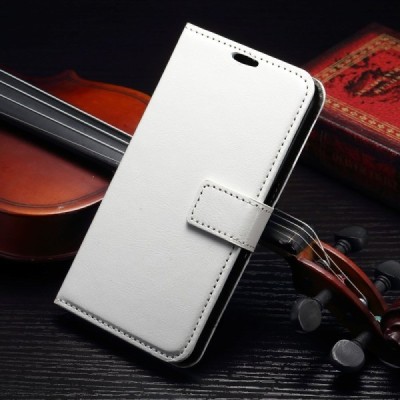 Samsung Galaxy S7 (G930) atverčiamas baltas odinis dėklas - piniginė / Priedai.lt
