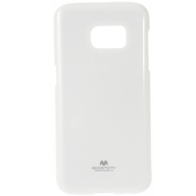 Samsung Galaxy S7 (G930) Mercury baltas kieto silikono tpu dėklas - nugarėlė / Priedai.lt
